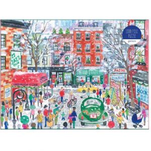 Galison Puzzle 1000 pièces : Noël dans le village de Greenwich