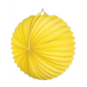 Ruedelafete Lanterne boule jaune 23 cm - Couleur Jaune - Taille Taille Unique