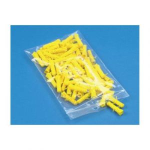 Sachet plastique à fermeture Zip - 30 x 40 cm - Epaisseur 50 microns - Transparent - Carton de 1000