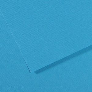Image de Canson 321.244 - Papier mi-teinte 50x65cm - Bleu turquoise - Paquet de 25