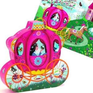 Djeco Puzzle silhouette Le Carosse de la Prince...