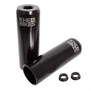 Image de KHE Bikes CNC Pro W106 - Paire de filetage d’essieu pour BMX - Pour filetage d'essieu - Noir - Pour essieux de 10 mm et 14 mm