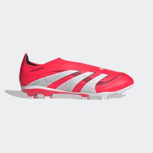 Adidas Chaussure Predator League Laceless FG/MG Adulte Rouge