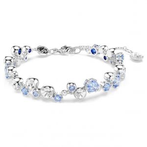 Swarovski Bracelet Constella, Tailles Variées, Bleu, Métal Rhodié