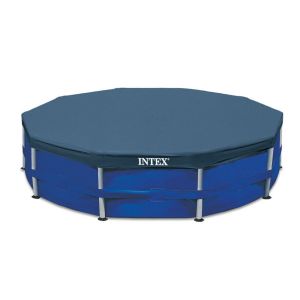 Intex Bâche pour piscine tubulaire ronde Frame - Diam. 488 cm