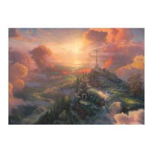 Schmidt Puzzle 1000 pièces : La croix - Spirit, Thomas Kinkade - Mixte