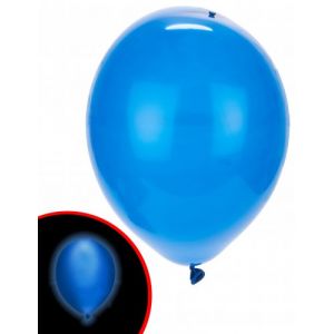 Illooms 5 Ballons LED bleus - Taille Unique