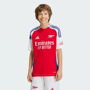 Adidas Arsenal Maillot Domicile 2024/25 Enfant, pointure 164 cm - ['Rouge'] - Taille 164 cm