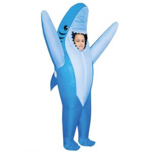 Original Cup Déguisement Costume Gonflable Requin Bleu Enfant