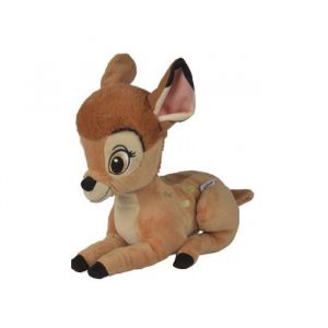 Nicotoy Peluche pour disney : faon brun bambi 34 cm - set doudou enfant + 1 carte tigre
