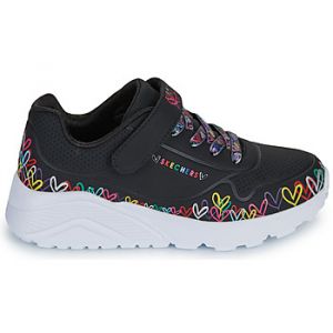 Skechers Baskets basses enfant UNO LITE Noir - Taille 36,27,28,29,30,31,32,33,34,35