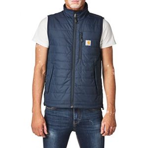 Carhartt Veste isolante légère Rain Defender pour homme Coupe décontractée, bleu marine, Medium