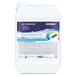 Nortembio Pool pH- Minus 10 L, Réducteur Naturel pH pour Piscine et Spa. Améliore la Qualité de l'eau, Correcteur de pH.
