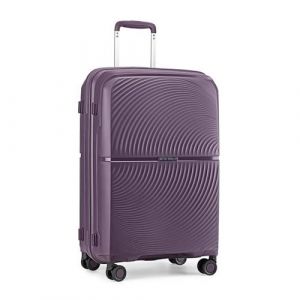 Valise 55cm, Valise de Voyage Rigide Soute en Polypropylène Valise Cabine à 4 Roulettes et Serrure TSA, 40L