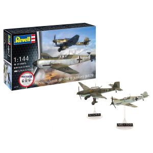 Image de Revell Maquettes Avions : Starter Kit : Messerschmitt Bf109E et Ju87B Stuka