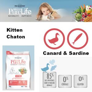 Image de Flatazor Nourriture Pour Chats Pure Life Chat Kitten 2 Kg