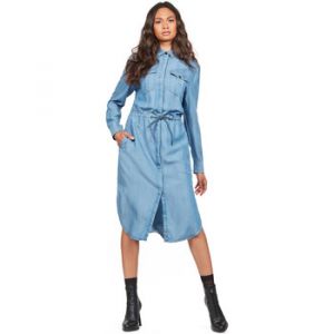 Image de G-Star Raw Robe Raw Rovic Maxi Shirt Kleid bleu - Taille EU S,EU M