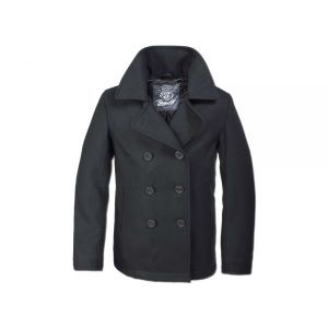 Image de Brandit Parka Pea Coat - Noir - Xl