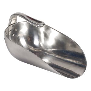 Pelle à grain ronde en aluminium Kamer