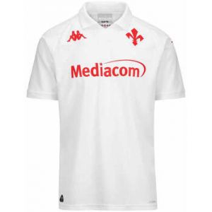Kappa T-shirt Maillot Kombat Away ACF Fiorentina 24/25 - Couleur EU XXL,EU S,EU M,EU L,EU XL,EU 3XL - Taille Blanc