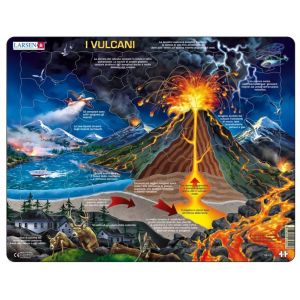 Image de Larsen Puzzle Cadre - I Vulcani (en Italien)