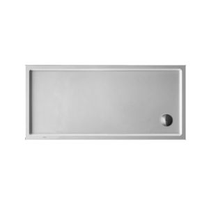 Duravit Receveur de douche rectangulaire STARCK SLIMLINEavec antid&eacute;rapant 1500x700x55mm blanc