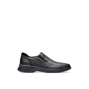 Image de Clarks Homme Donaway Step Mocassin, Cuir Noir, 42.5 EU