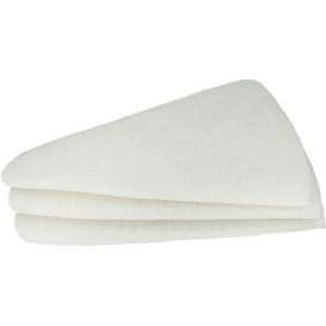 Vhbw 3x Filtres coniques remplacement pour Vallox 1765, 394302 pour échangeur de chaleur géothermique - Filtre d'évacuation G3, blanc