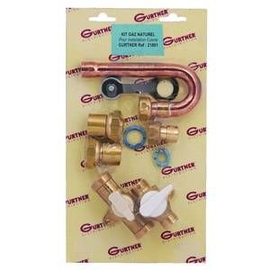 Gurtner Kit GAZ naturel raccordement en cuivre