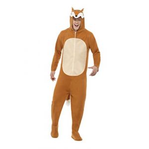 Smiffy's Costume de renard, tout-en-un avec capuche