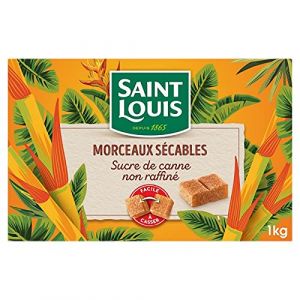 Saint Louis Morceaux Sécables Sucre De Canne 1Kg - Lot De 4 - Offre Special