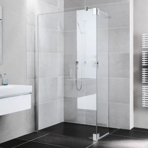 Kermi Pasa XP Paroi de douche à l’italienne, avec battant, PXT1L08020VPK, PXT1L
