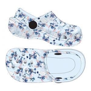 CERDÁ LIFE'S LITTLE MOMENTS Sabots Enfant Stitch - Couleur Bleue - Taille 26/27-100% EVA - Sabots Enfant - Imprimé Stitch - Produit Original Fabriqué en Espagne
