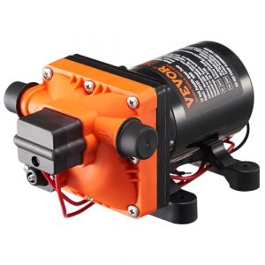 Pompe à Eau à Membrane-VEVOR-12 V CC 3 GPM 11,36 L/min 4 Chambres-pour Camping-car, Yacht, Camion-restaurant, Maison