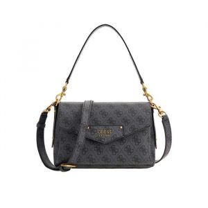 Guess Sac port&eacute; &eacute;paule Eco Brenton jeans - Femme,U Noir