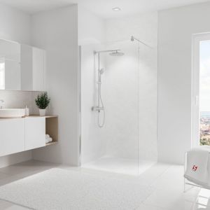 Schulte-ufer Panneau mural 100 x 255 cm, revêtement pour douche et salle de bain, DécoDesign SOFTTOUCH, Marbre