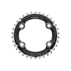 Image de Shimano Deore XT FC-M8000 - Plateau - 2 Vitesses Noir Modèle 38 Dents 2016 Plateau VTT