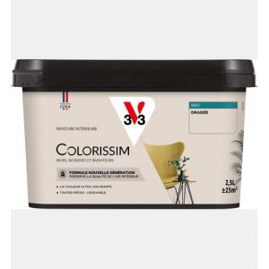 V33 Peinture multi-supports Colorissim Drag&eacute;e Mat 2,5L