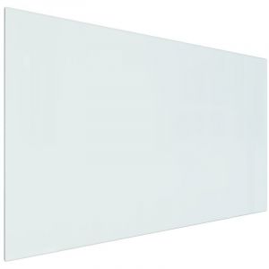 VidaXL Plaque de verre pour cheminée rectangulaire 100x60 cm