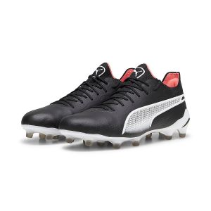 Puma King Ultimate Fg/ag Breakthrough - Noir/blanc/fire Orchid - Herbe Naturelle (Fg) / Herbe Synth&eacute;tique (Ag), pointure 39 - Noir - Taille 39