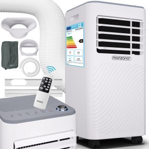 Monzana Climatiseur mobile MZKA2000 blanc avec t&eacute;l&eacute;commande