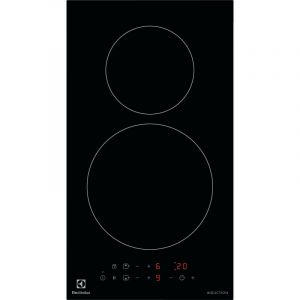 Electrolux Domino LIT30230C - Table de cuisson à induction - 2 plaques de cuisson - Niche - largeur : 27 cm - profondeur : 49 cm - noir