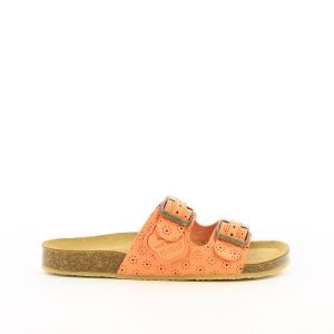 Kickers Mules cuir perforé Ecolog Rose Nude - Taille 36;37;38;39;40;41