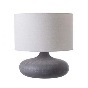 Lussiol Lampe en béton gris h.45 cm