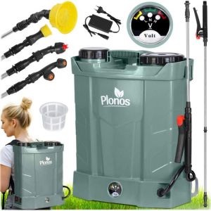 Pulv&eacute;risateur &agrave; batterie - Plonos - PL-602 - 16L - 4 buses - Autonomie 9h