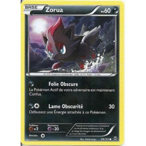 Asmodée Zorua - Carte Pokemon 89/162 Commune