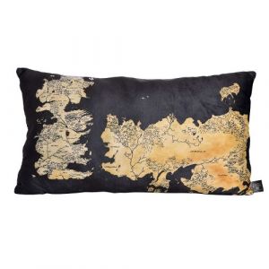 SD Toys Carte de poniente Coussin Game of Thrones, Polyester, Multicolore, 34 x 55 x 8 cm