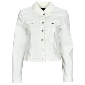 Vero Moda Veste en jean courte Blanc - Taille 40