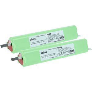 Vhbw 2x Batterie remplacement pour Velux 946933, 946930 pour volet roulant de fen&ecirc;tre (2200mAh, 10,8V, NiMH)