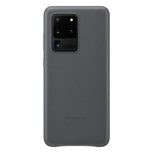 Samsung Coque S20 Ultra Cuir gris